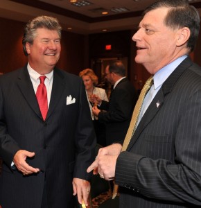 Mark Dale and U.S. Rep. Tom Cole in 2012