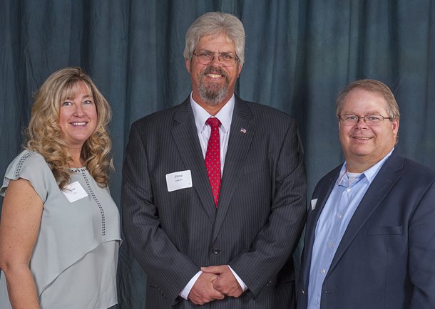 2015 Associates Council: Immediate Past President Gina Cox, President Steve Sullivan and Vice Chair Steve Taylor. Not pictured are Treasurer Vanessa Shadix and Secretary Chris Evans.